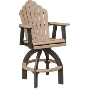 outdoor swivel dining chair