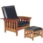 bow arm slat morris chair