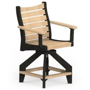 bristol outdoor swivel counter chair