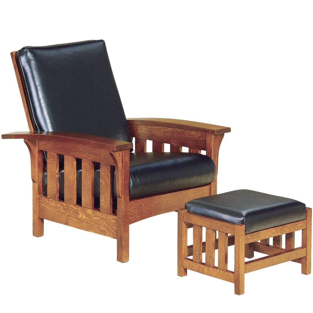 bow arm slat morris chair