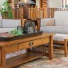 High Back Slat Loveseat - Image 3