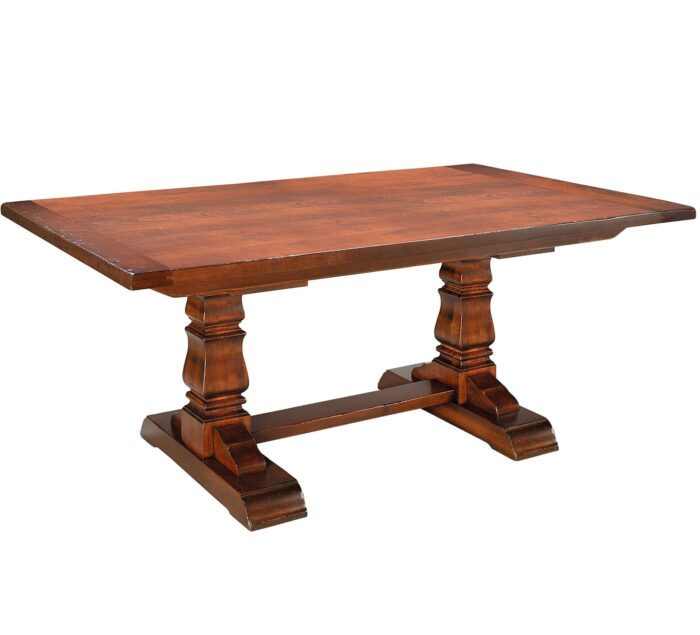 Provincial Cottage Dining Table with Breadboard Ends