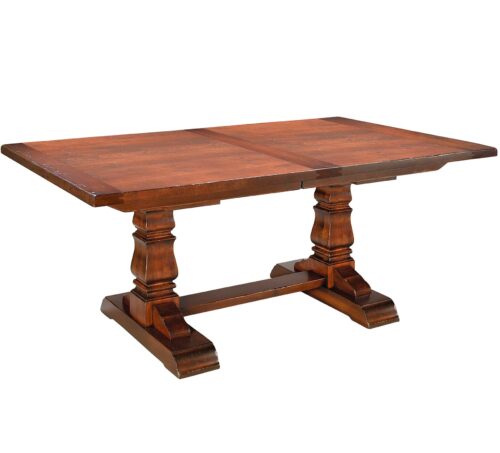 Provincial Cottage Extension Table with Breadboard Ends