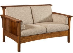 highbackslat loveseat