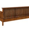 high back slat sofa