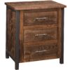 Structura 3 Drawer Nightstand