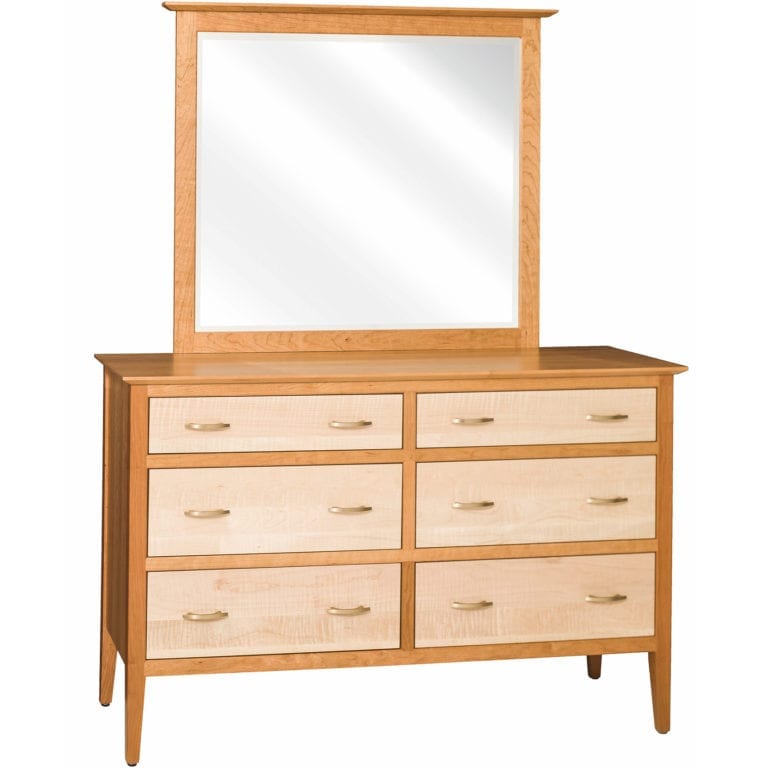 dresser with mirror