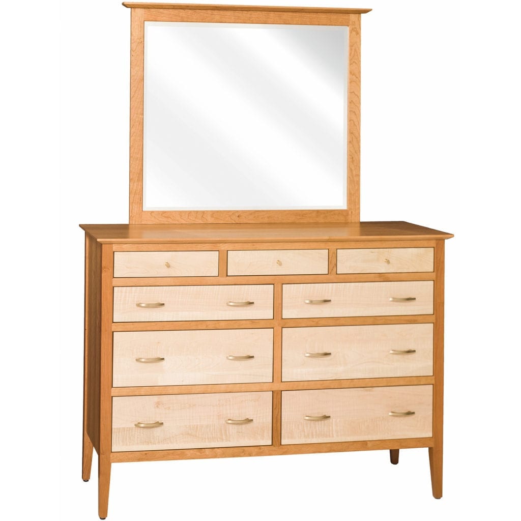 dresser with mirror