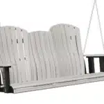Five foot poly swing by Yoders with lumbar back