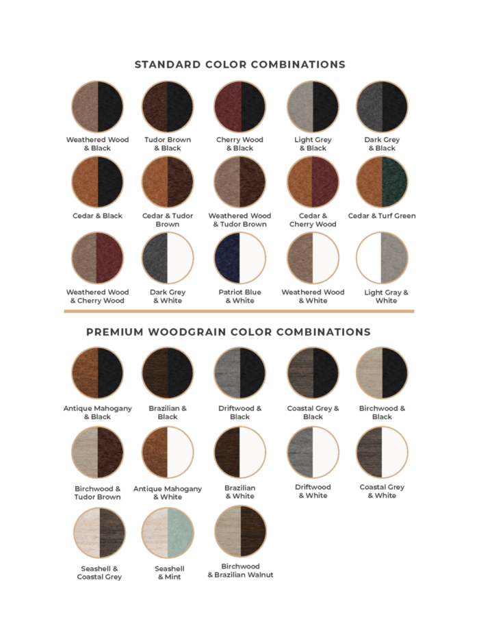 Standard Color Combinations