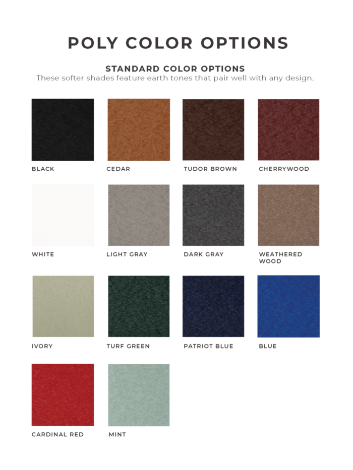 Standard Color Options