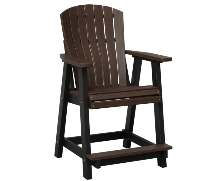 Lumbar back chair counter height by Yoders