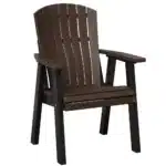 Lumbar back chair dining height by Yoders