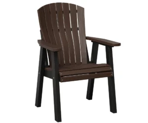 Lumbar back chair dining height by Yoders