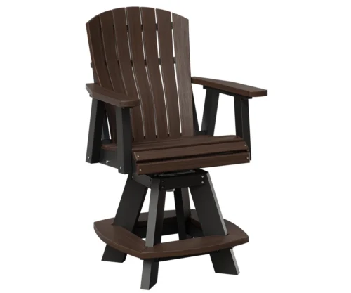 Lumbar back swivel chair counter height by Yoders