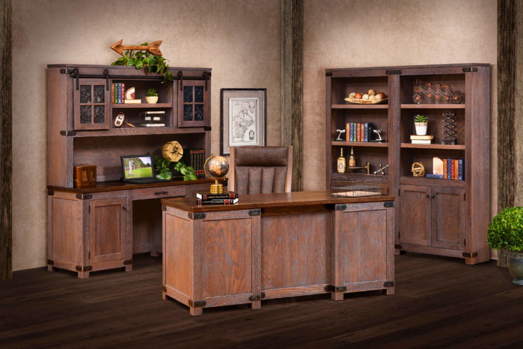 Quality, solid, rustic office furniture