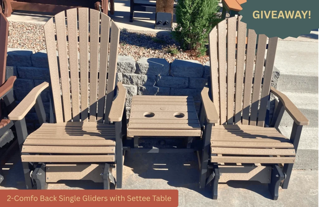outdoor furniture items