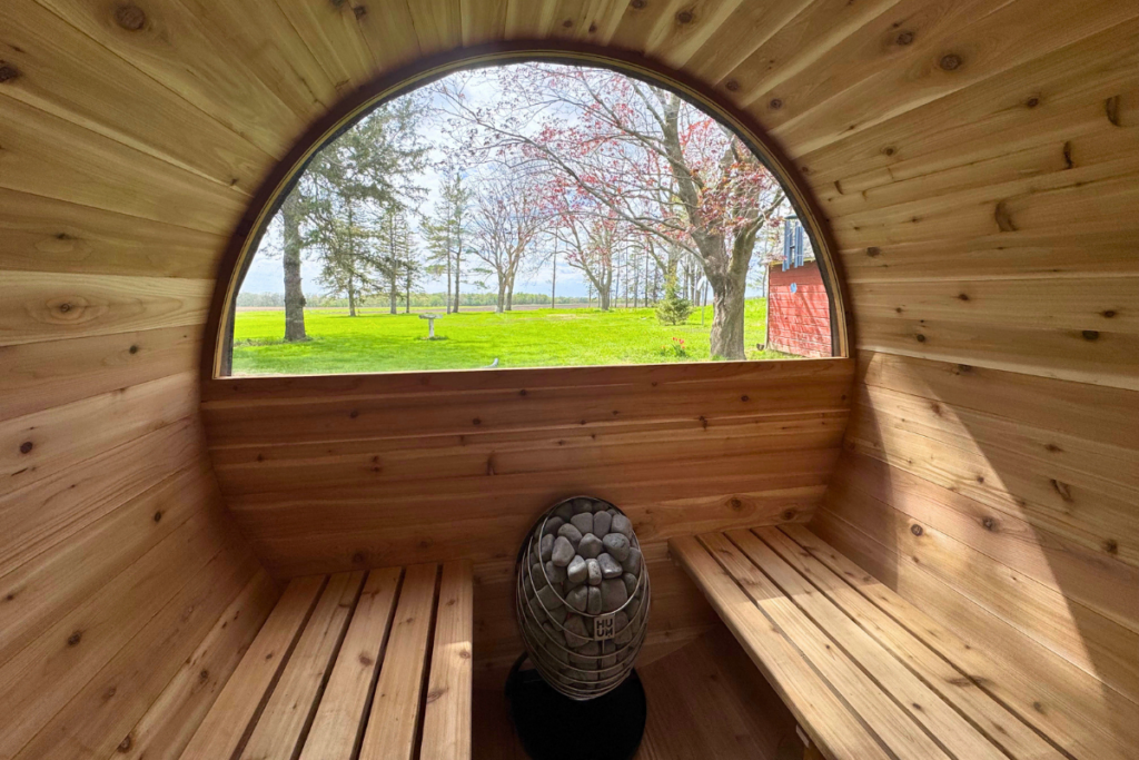 Sauna interior